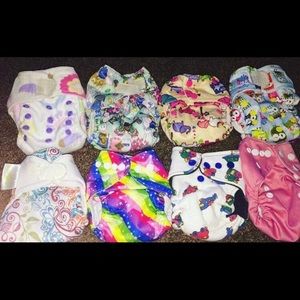 Cloth diapers newborn/small and one size